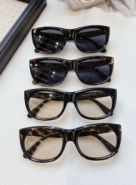 欧洲站2025年韩版时尚新款TR90猫眼防紫外线太阳镜网红街拍高级感