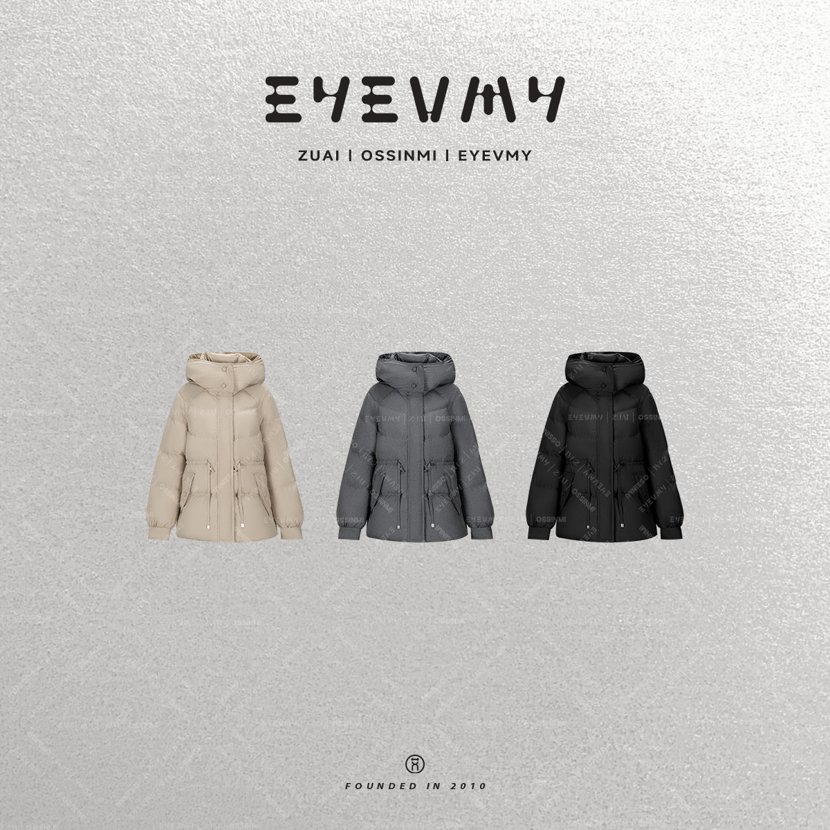 【冬的圆舞曲】90白鸭绒一手长收腰连帽羽绒服外套WT54OWK011