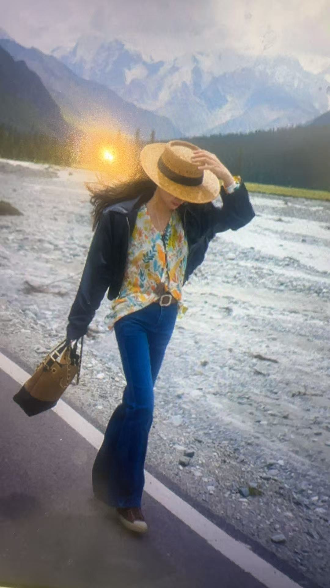 【标杆喇叭裤】四面弹高腰弹力显瘦喇叭牛仔裤WT53TSY004