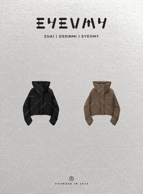 【北欧暖冬】大翻领通勤高智极简气质短款立领白鸭绒WT540FU173