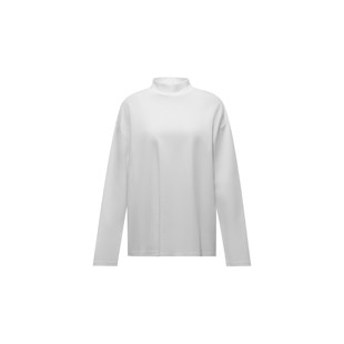 【恰到好处】博主时髦小高领简约宽松打底棉T恤WT51AYQ020