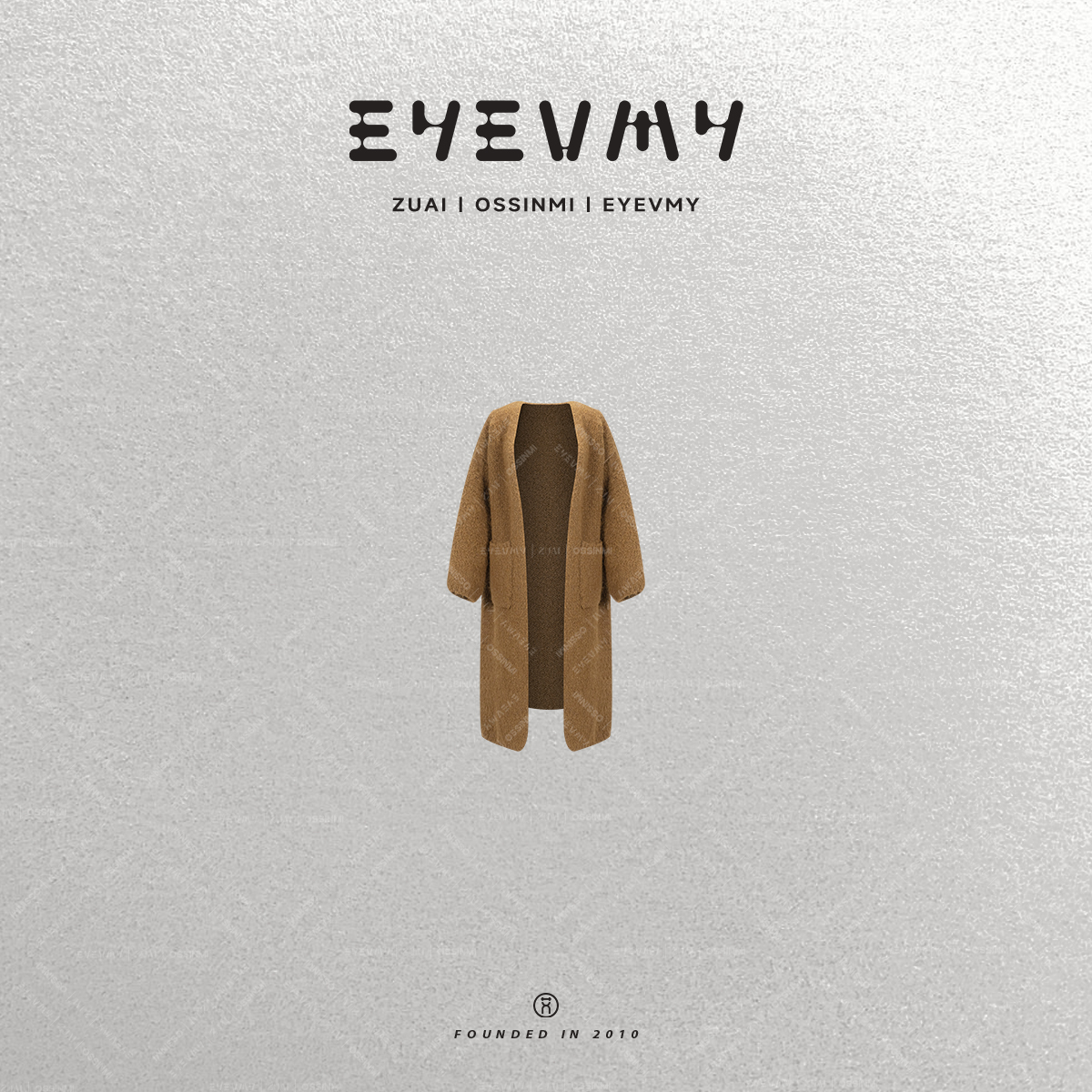 【暖橘外套】慵懒长款羊毛针织毛衣开衫外套WT54ISY053