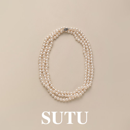 sutu素图珍珠设计高级喊女款项链