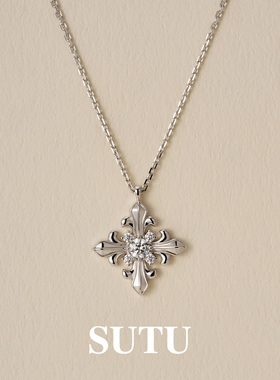 素图925银小众气质时尚锁骨链女