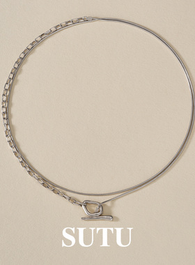 素图925银简约气质小众设计配饰