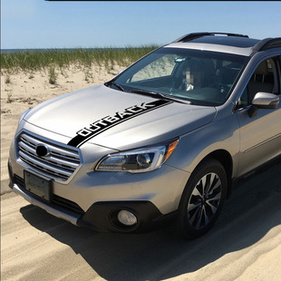 适用于斯巴鲁傲虎outback引擎盖车贴车头贴纸汽车拉花划痕个性贴