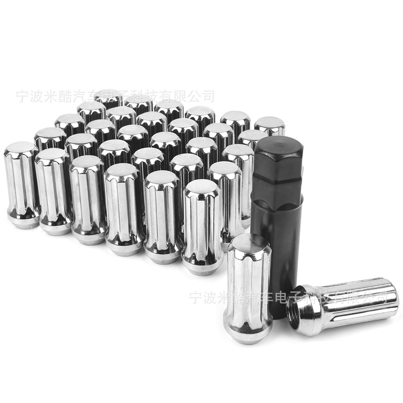 1/2-20七花螺母汽车配件汽车轮胎螺母螺丝轮毂螺母配套筒WHEELNUT