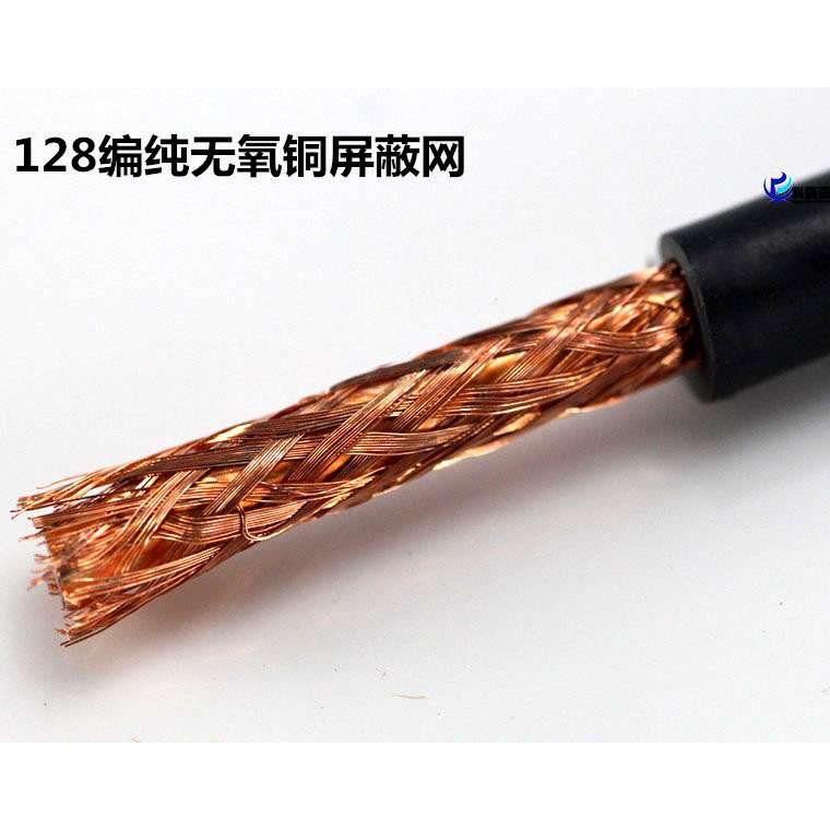 发烧麦克风双芯咪线 2芯屏蔽无氧铜话筒线 信号连接线100米厂家