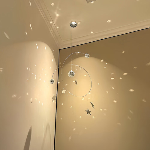 【改造房间的小物件】星星反光挂饰挂件迪斯科星球卧室氛围感装饰