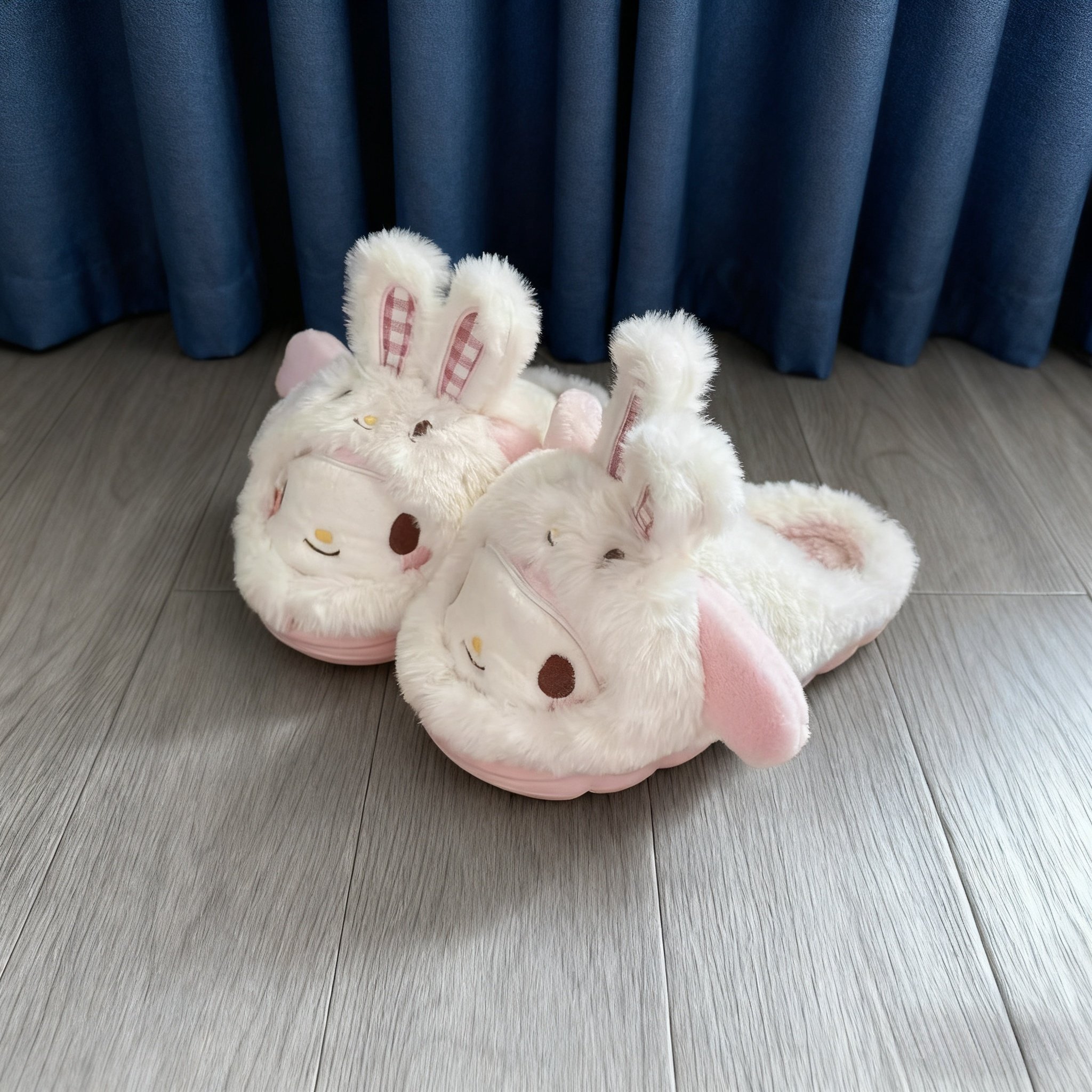 美乐蒂棉拖鞋女款秋冬季毛绒茸茸拖鞋防滑保暖家居室内2025新款