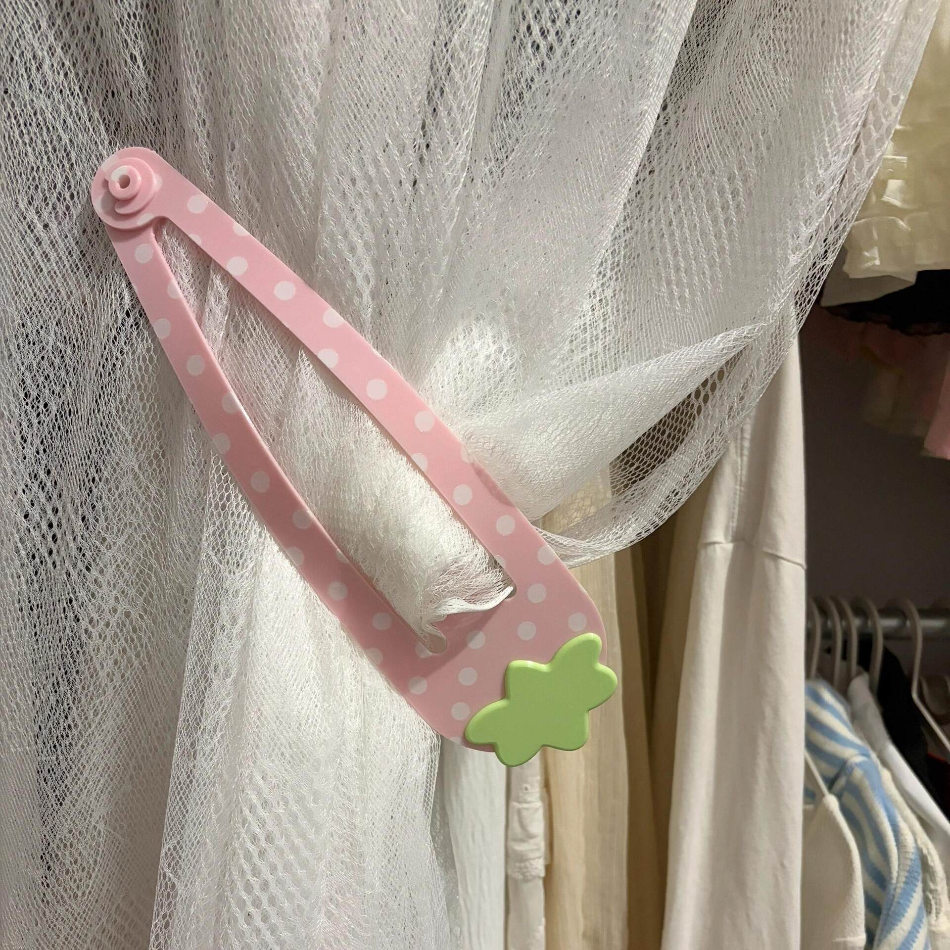 超大发夹!少女心门帘窗帘绑带固定扣小饰品女孩卧室装饰房间布置