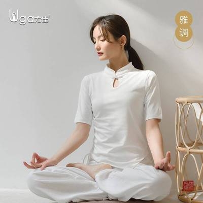 意瑜伽套装禅新款m服宽松女韵时尚气质瑜珈服健身舞初学者春夏