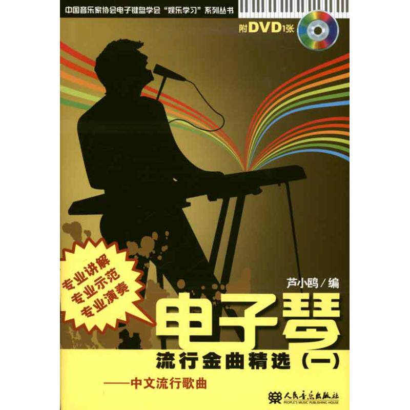 正版电子琴流行金曲精选一附VCD1张芦小鸥编