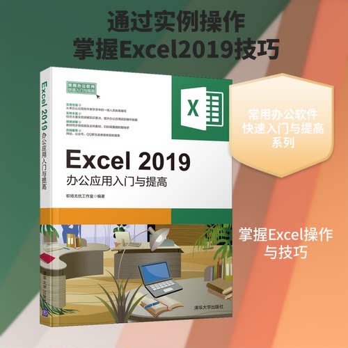 正版Excel2019办公应用入门与提高职场无忧工作室