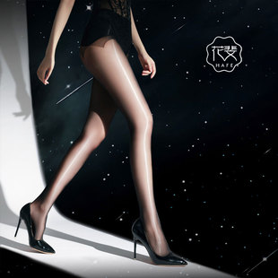 油亮黑丝袜 无缝开裆超薄3D丝滑性感情调诱惑丝袜马油黑丝 星河