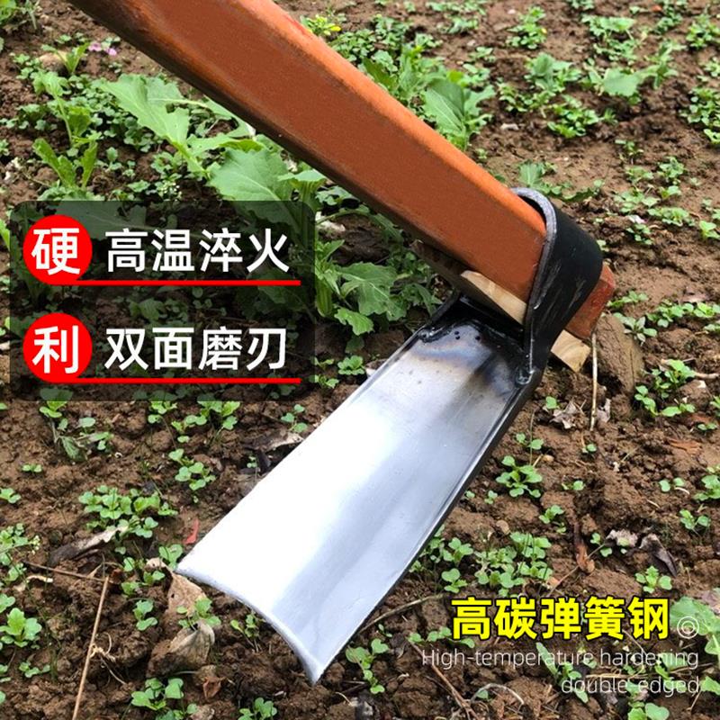 农具锄头种菜家用老式多功能翻地松土挖地笋神器木柄农用工具大全