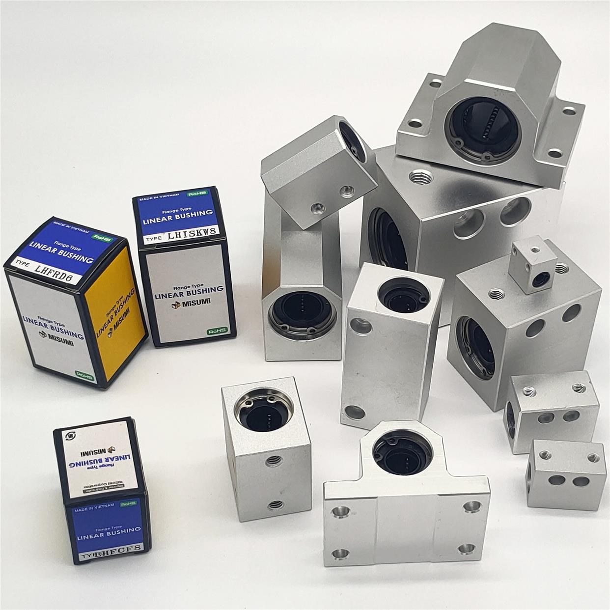 怡和达尺寸进口精密直线轴承箱式单座LMY01/02-d10/8/16/12/20/25