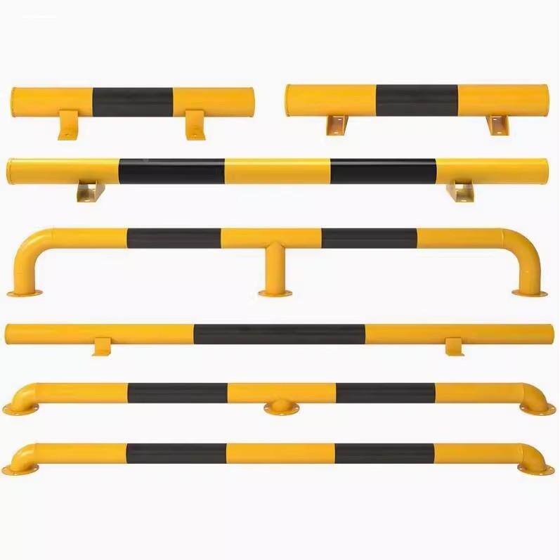 2米钢管挡车器后车轮阻车器车库倒车定位器停车限位器钢管防撞栏