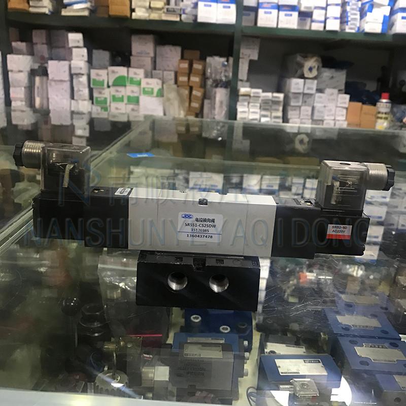 全新JPC济南气动电磁阀电控换向阀SR551-CS25DW 28DN SRS2先导阀