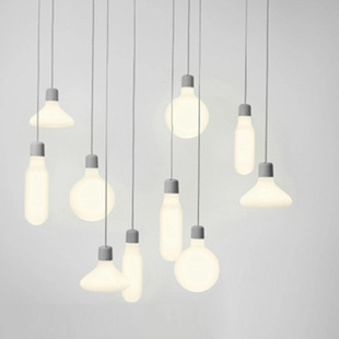 北欧时尚简约现代瑞典设计吧台橱窗卧室吊灯创意灯泡灯具个性