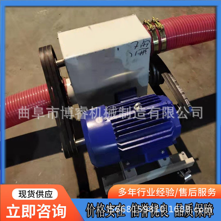 小型电动车载式抽粮机 两相电软管抽粮机厂家软管绞龙吸粮机