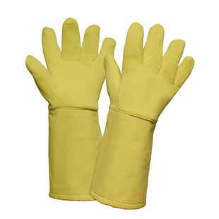 海太尔0203耐500℃高温手套防切割隔热防烫阻燃工业手套 1副 黄色