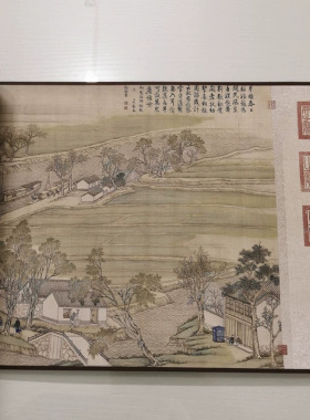 徐扬国画真迹乾隆南巡图第六卷复