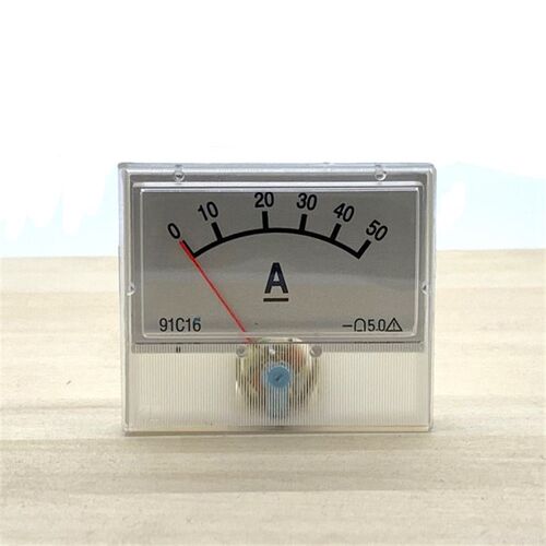 指针式91C16直流电流电压表20A30A50A100A 30V50V逆变器充电机器