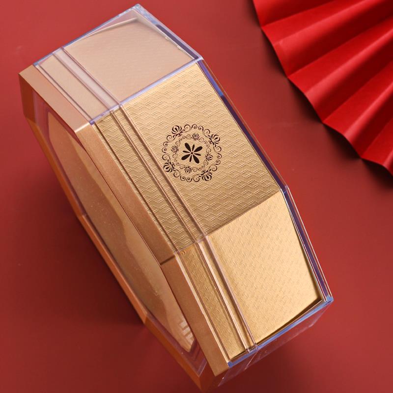 热销新款古铜金边八角燕窝礼盒空盒子虫草石斛西洋参海参包装盒包
