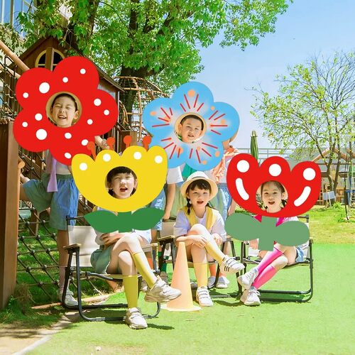 幼儿园六一KT板手持相框拍照