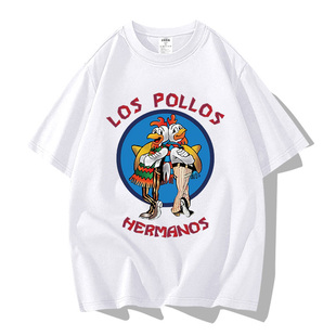 绝命毒师Breaking Bad美剧周边短袖海森堡炸鸡叔男T恤半袖衣服潮