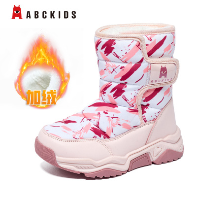 ABCkids女童大棉加厚雪地靴