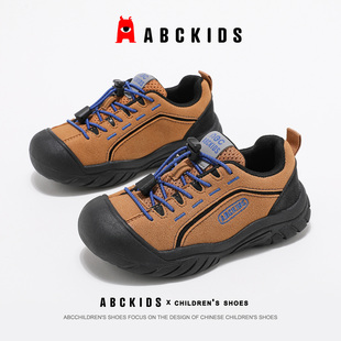ABCkids童鞋男童运动鞋防滑耐磨秋季儿童户外登山鞋子跑步鞋男孩