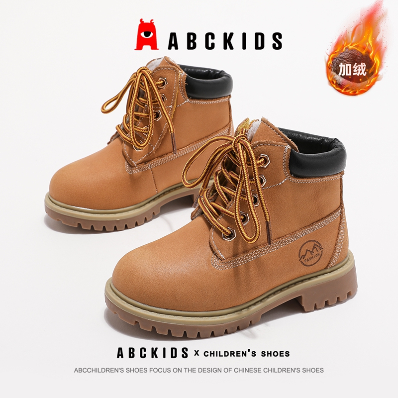 ABCkid儿童靴子女童马丁靴男童