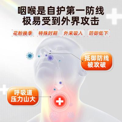 BECHI黑蜂胶嗓清宝润喉糖缓喉 6重呼防吸道护盾 细解SQB咽胞级御