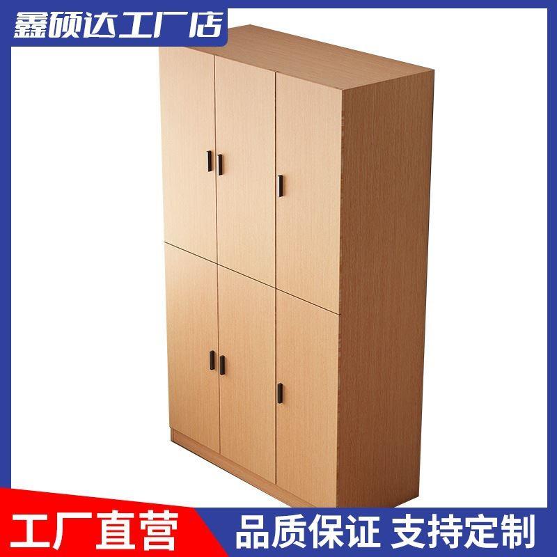 板式衣柜现代简约经济型家用卧室衣柜4门6门颗粒板多层板储物柜