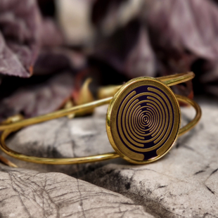 跨境爆款MWO偏振光盘手镯特斯拉多频波振荡器磁场电磁天线手环链