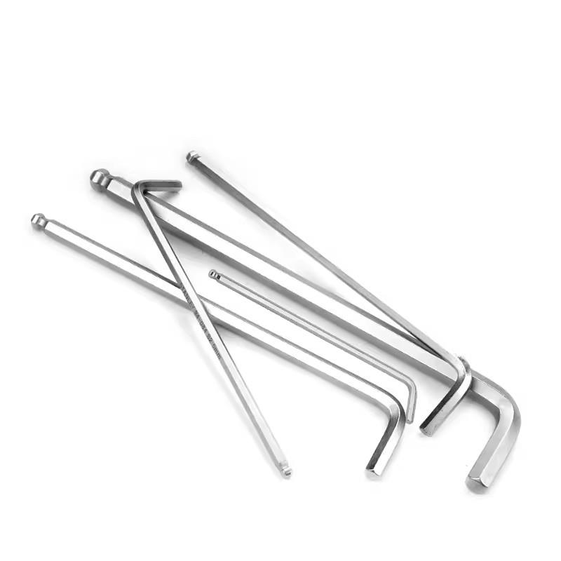 M0.9 M1.3M1.5M2M2.5M3M4M5M6M8M10 内六角匙 内六方扳手球头加长