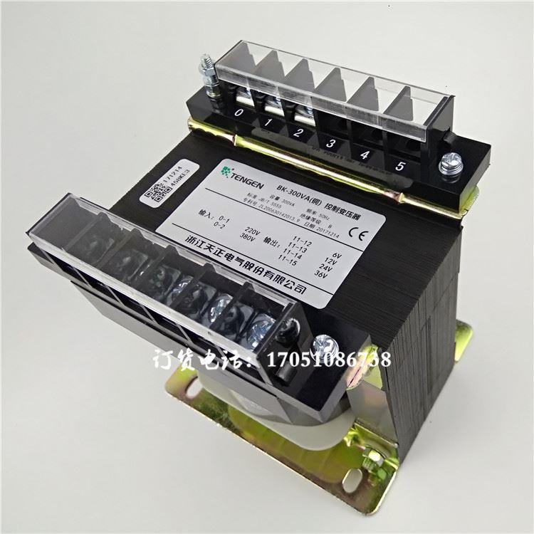 浙江天正电气BK-300VA车床泵车控制变压器220v380转36V24V12V6V铜
