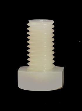 M10M12白色尼龙外六角螺丝塑料螺栓*15x20x30x35x50x80x100x120mm