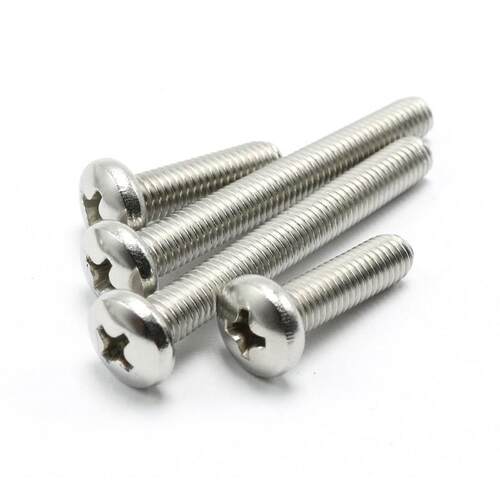 M2 M2.5圆头螺丝304不锈钢PM盘头螺钉*20x22x25x28x35x40x50x60mm