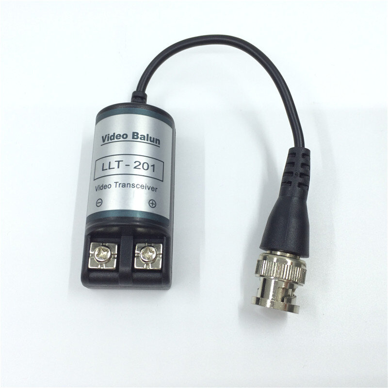 。无源双绞线传输器201C监控高清视频接收器摄像机Q9头BNC公接头