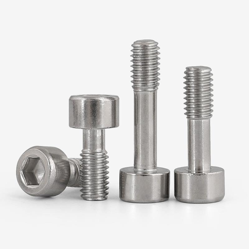 304不锈钢光头内六角松不脱螺丝钉防脱防松不脱出半牙螺栓3M4M5M6