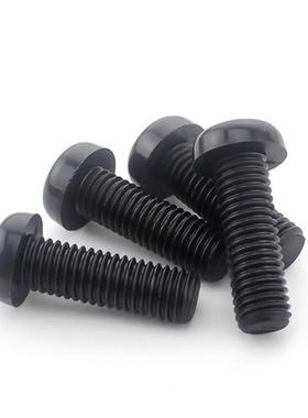 M2.5 M2M3黑色尼龙螺丝螺钉圆头塑料螺丝钉十字*x4x5x6x8x12x20mm