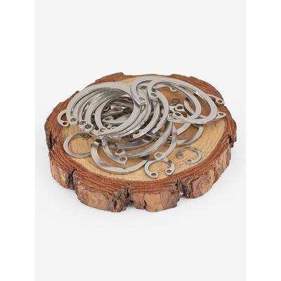 8-10/50 304不锈钢孔用挡圈轴承孔用卡簧C型卡环内卡簧孔卡GB893