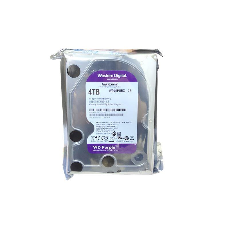 海康威视WD/西部数据WD42PURU-78监控录像机专用硬盘紫盘西数4T