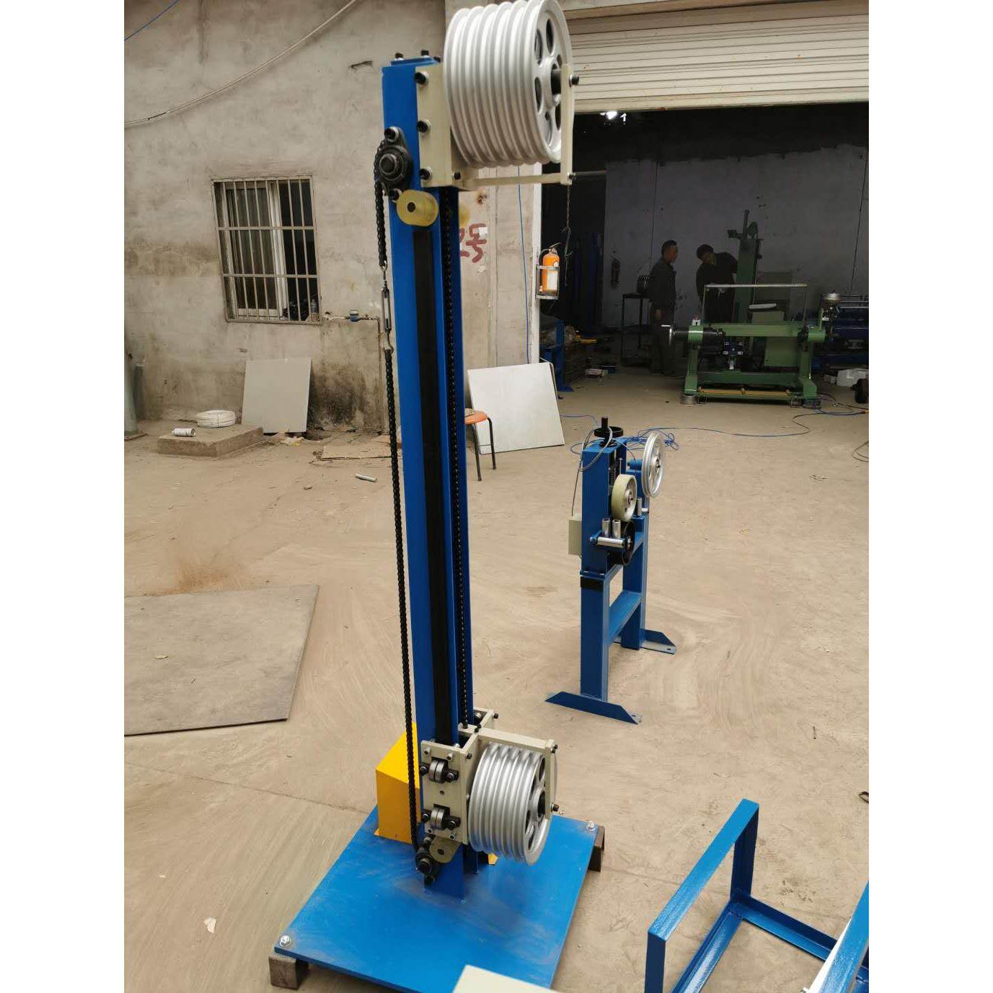 电线电缆复绕机立式储线架涨力舞蹈架配套标准放线机绕线张力定制