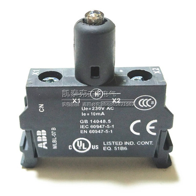 。ABB指示灯座MLBL-01BR MLBL-04AL MLBL-07BR MLBL-07BL 底部安