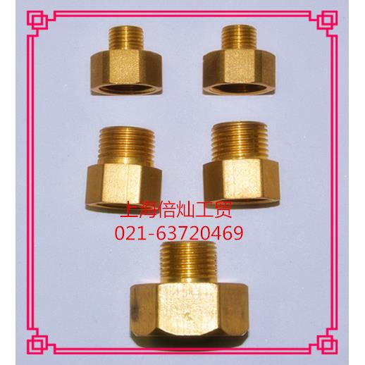 全铜加厚内外丝对接 压力表温度计异径转换接头 公英制变径大小头