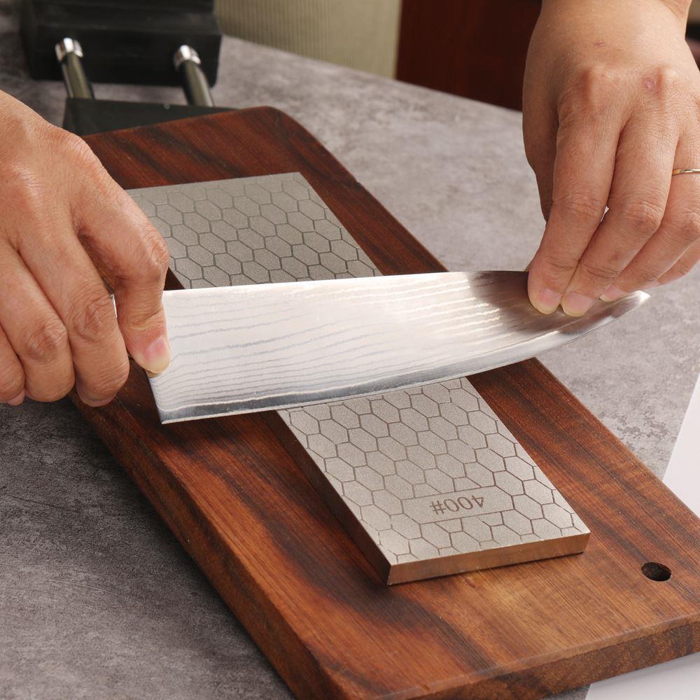 金刚石磨石修正石磨刀石磨片磨刀片蜂窝格子金钢板石加厚双面家用
